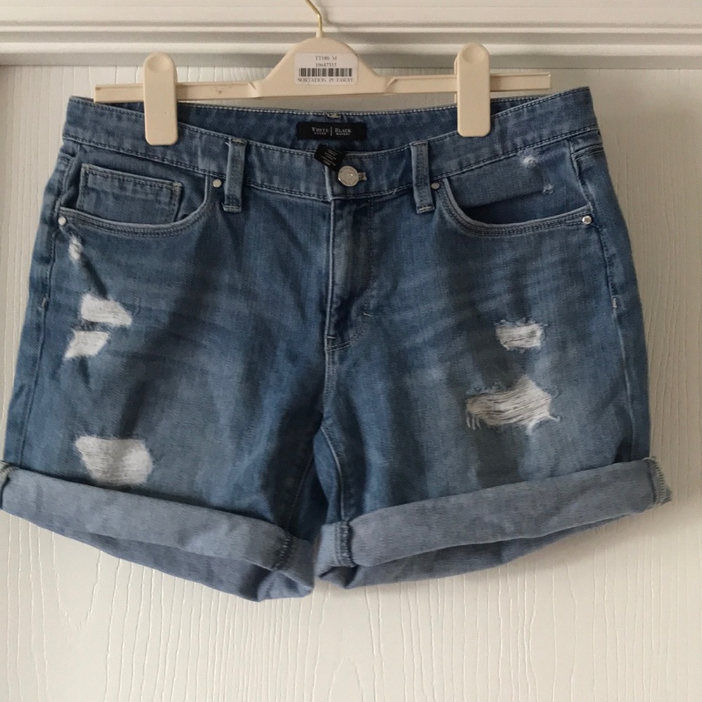 White House black market jean shorts 8